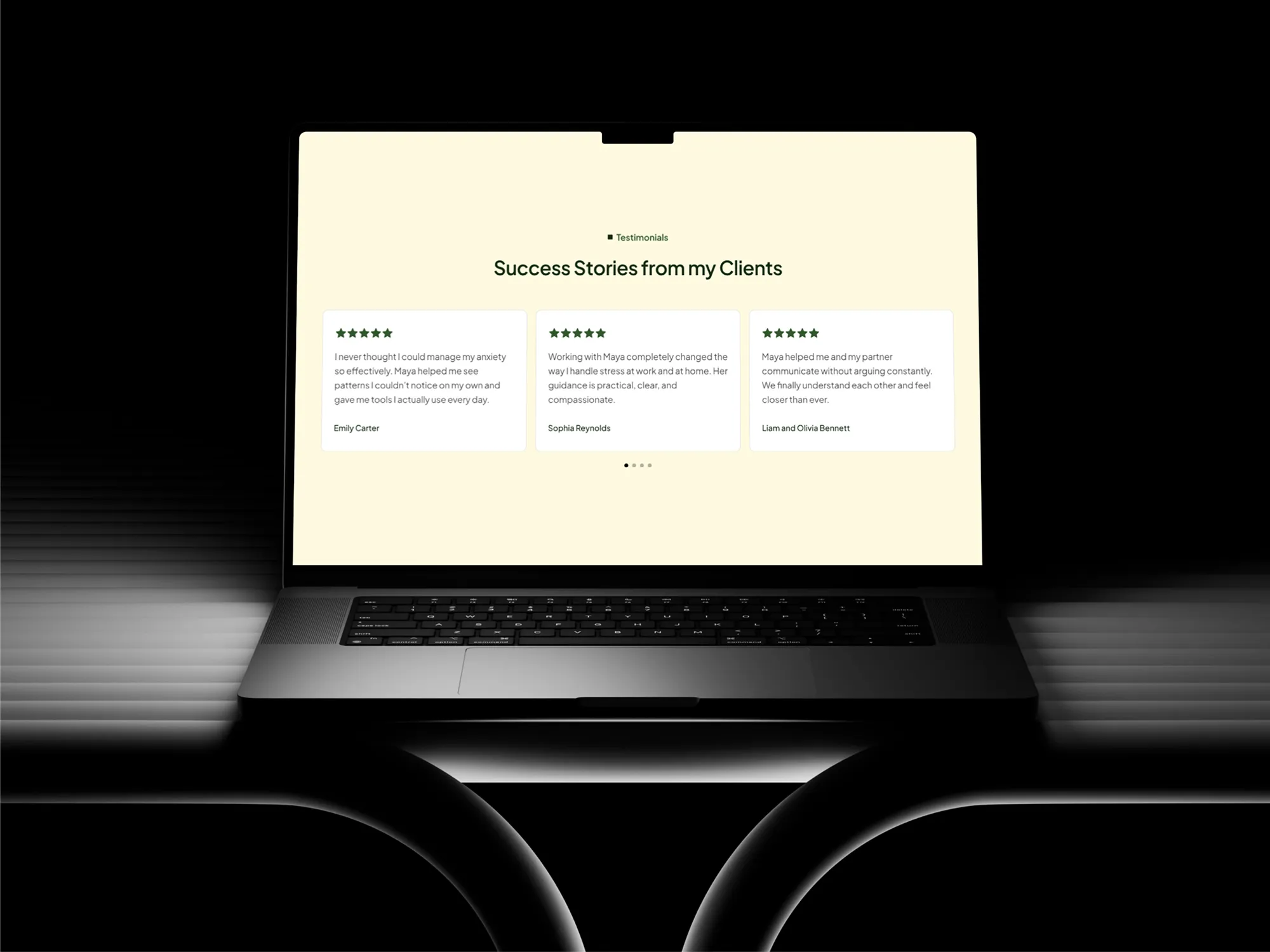 Mindpath Therapy website design in Framer
