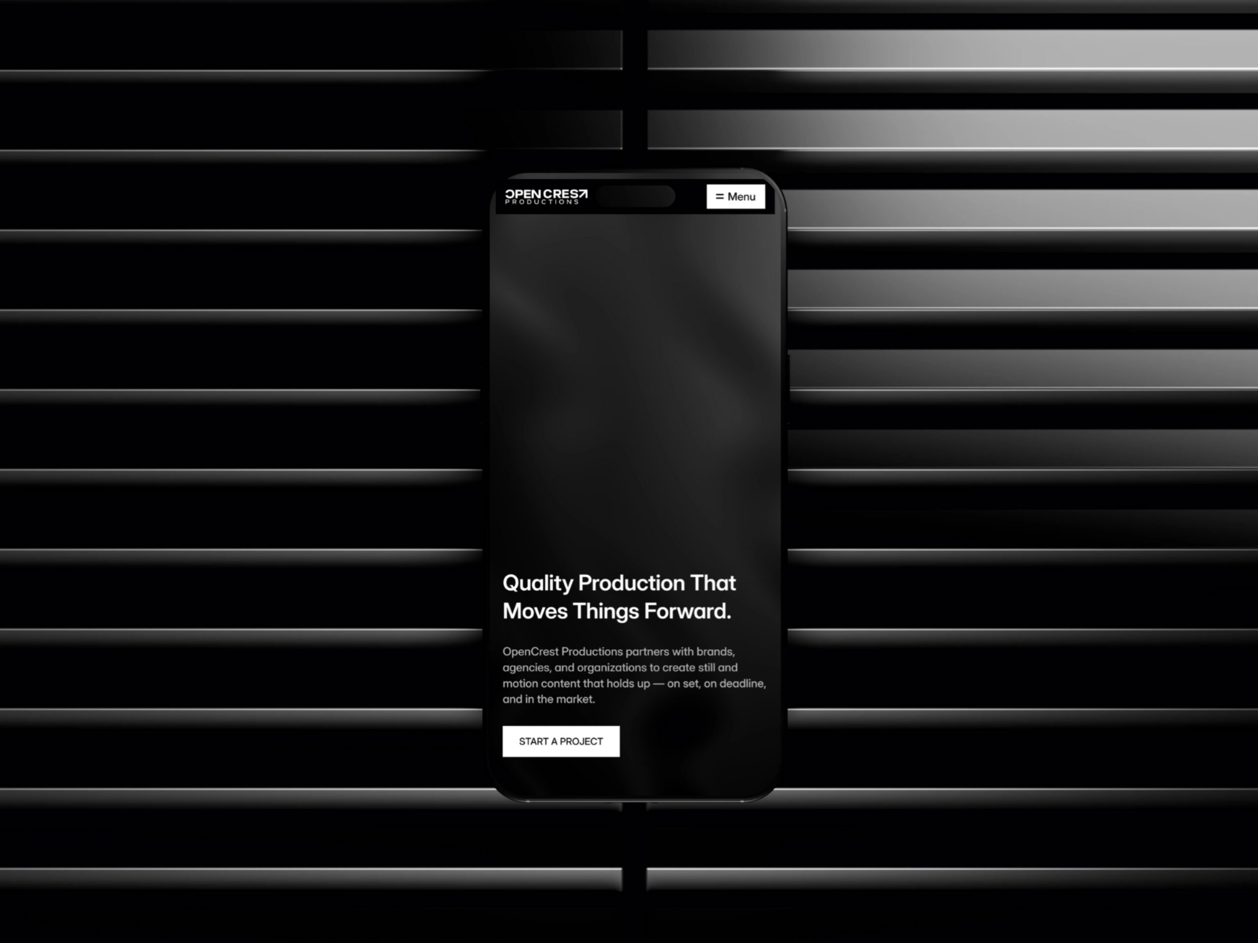 OpenCrest Productions Website Design 6