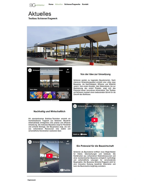 8g Architekture old website - 2