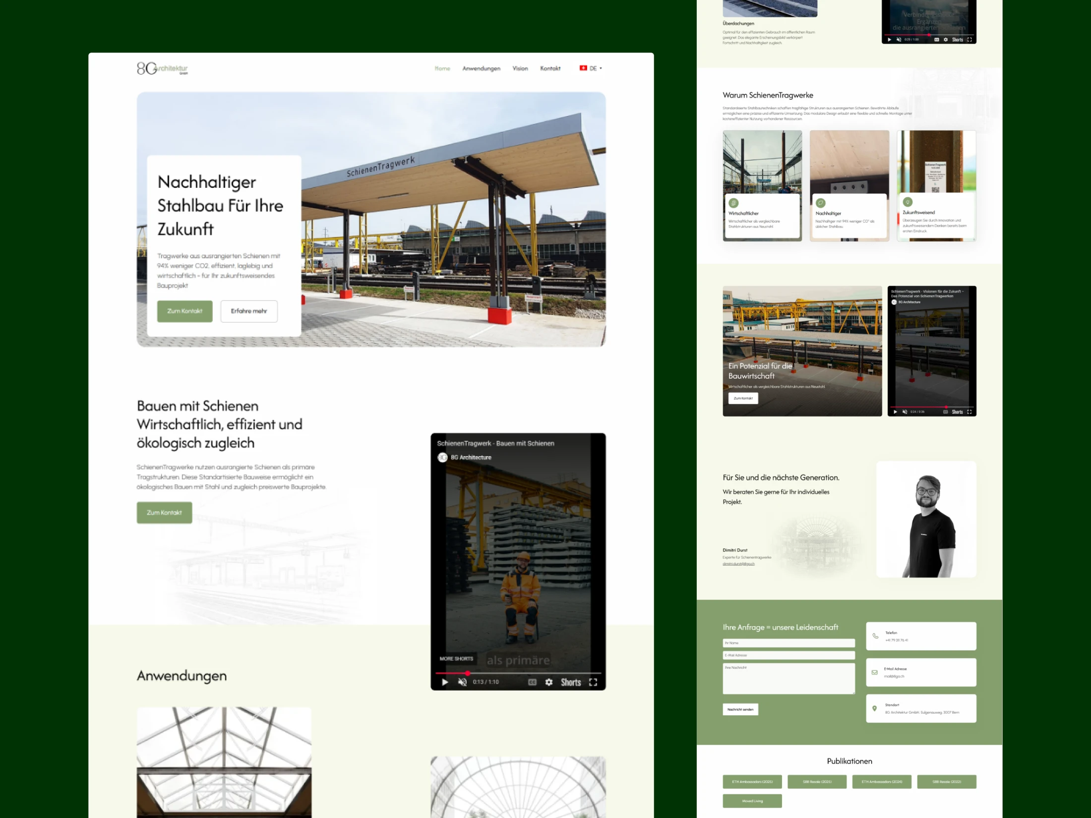8g Architekture website
