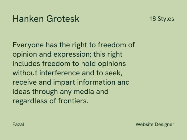 21 Best Free Modern Google Sans Serif Fonts Hanken Grotesk Free Google Font