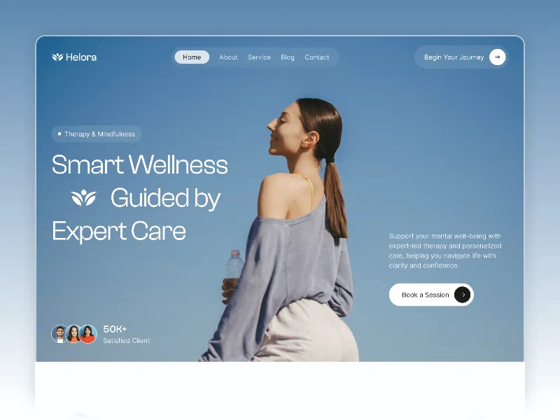 Best Framer Templates for Therapists and Wellness Professionals Helora Healthcare and Wellness Template