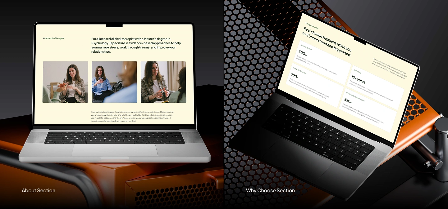 Custom Website vs Template for Therapists: Which One Actually Brings in Clients? Mindpath Case Study Image 2
