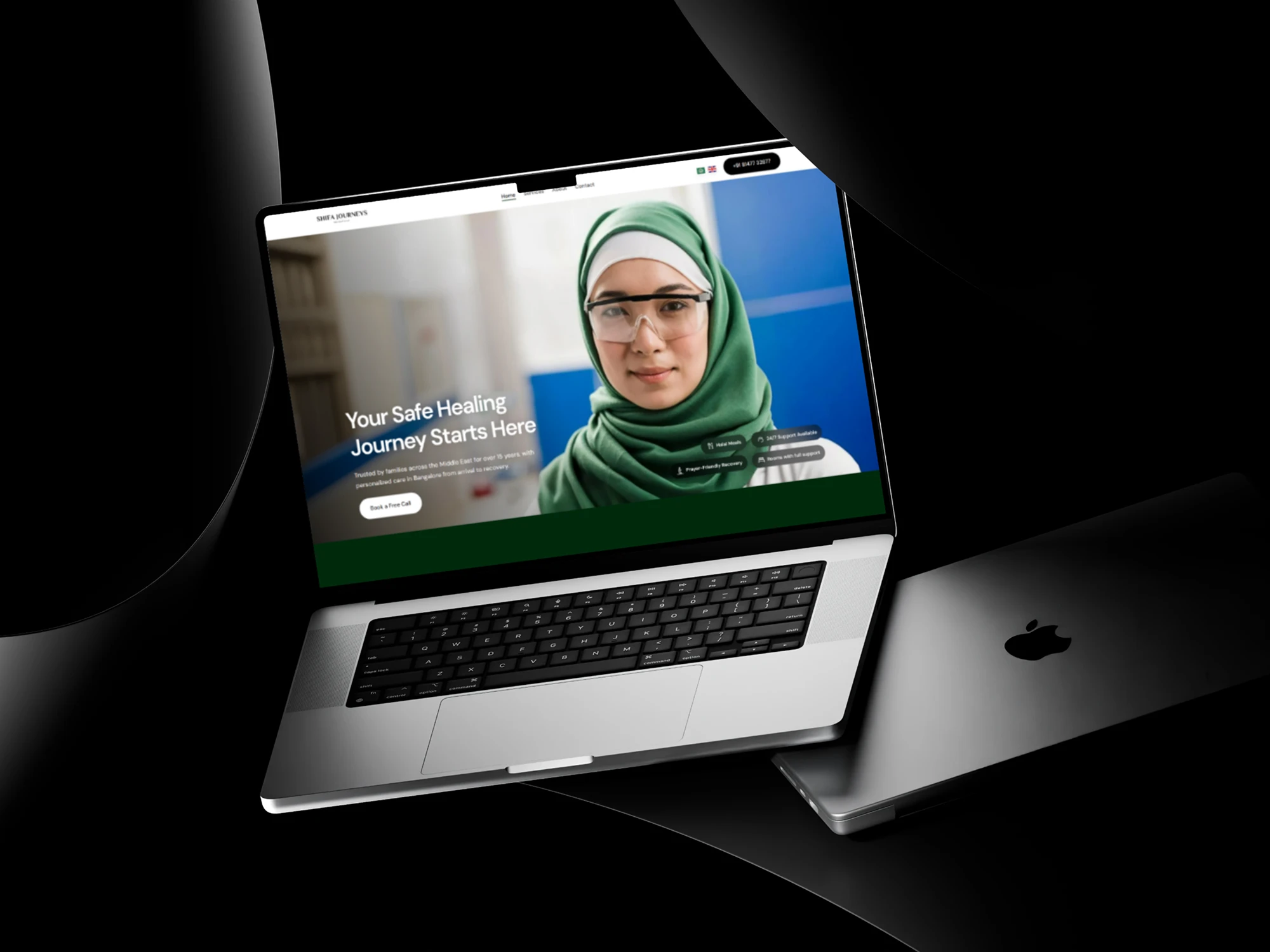 Shifa Journeys Website Design
