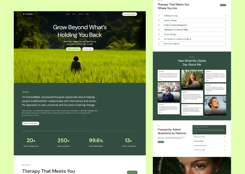 Website Design for Therapists - Behind The Process Website design for therapists
