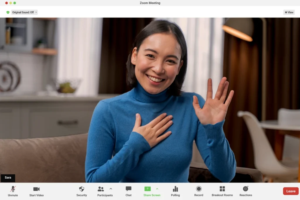 Support - Woman video calling for website design & development
